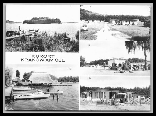 Ansichtskarte kurort krakow - ansichtskarte,